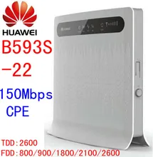 Unlocked Huawei b593 B593s-22 150Mbps 4G lte 3g CPE wifi Wireless Router 4g lte mifi Mobile hotspot dongle pk b593 b880 e5172