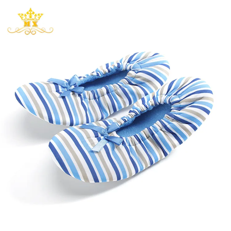 Foldable women ballet and after party dance Sippers TPR sole ballerina