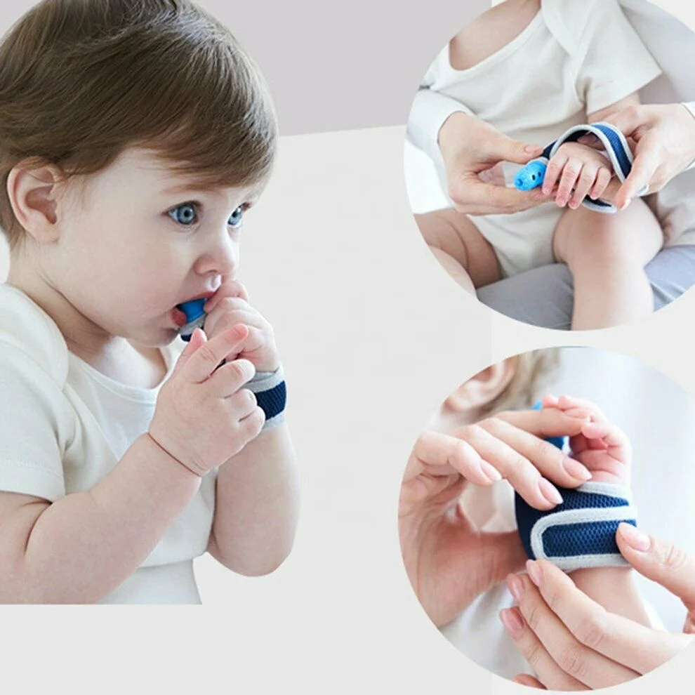  Детские пищевого класса BPA бесплатные силиконовые прорезыватель для зубов с накатанной головкой сосать перчатки малышей младенческие безопасные жевать