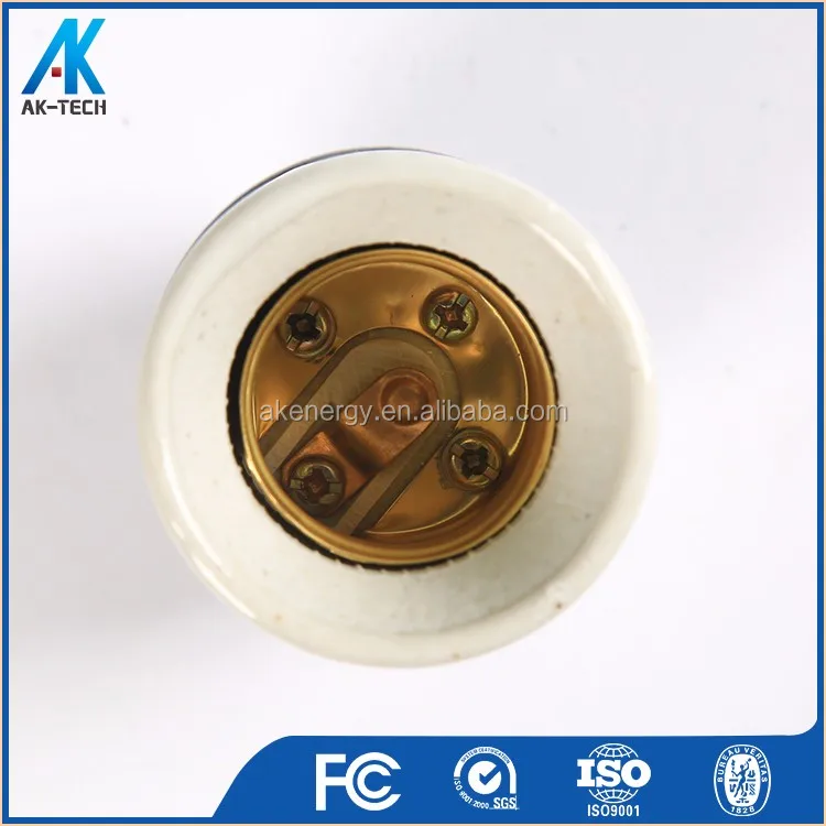 ceiling ceramic lamp holder type E40 screw electric light bulb holder