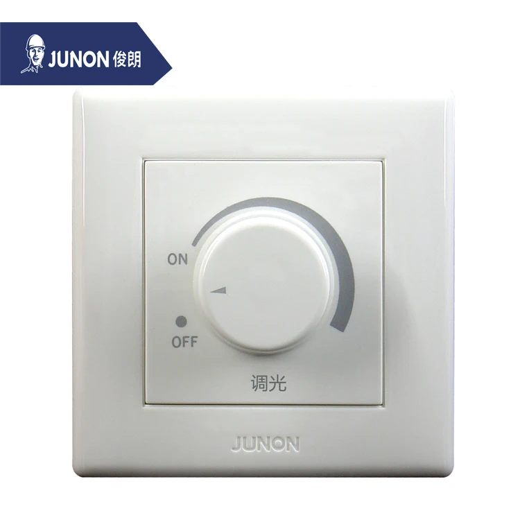JUNON Hot Selling High Quality 2 Gang 1/2 Way Big Button Electric Wall Switch