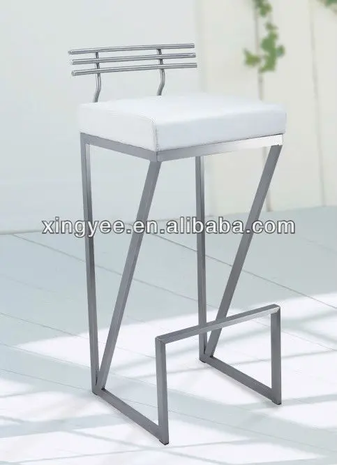 Современная коммерческая мебель для помещений, барная стойка из нержавеющей стали, барные стулья, высокий стул из искусственной кожи, барный стул