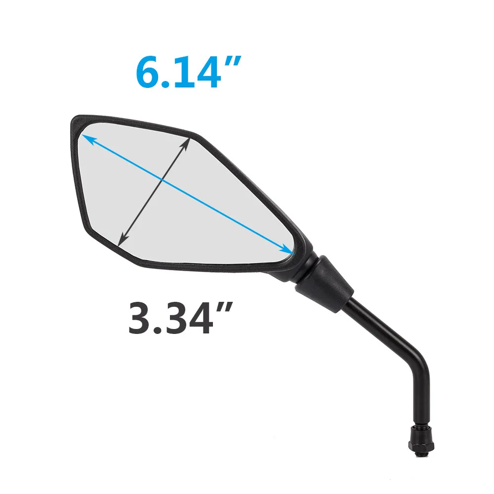 8mm 10mm Hole Universal Modified Part Motorcycle Rear View Side Mirrors For Kawasaki Yamaha Honda Suzuki Street Cars Scooters