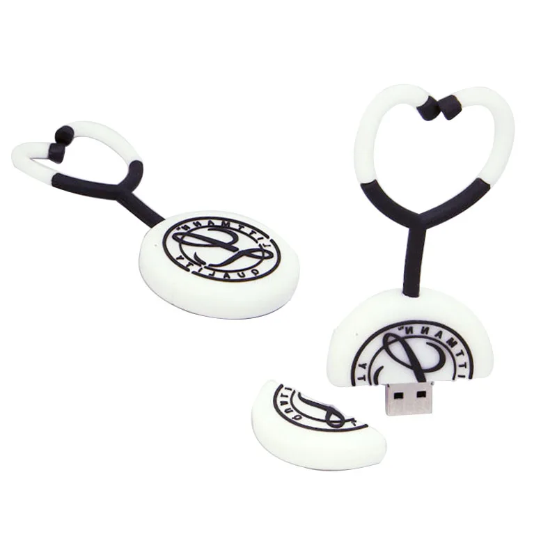 USB 3.0 флеш-накопитель в виде стетоскопа, 4 ГБ, 8 ГБ, 16 ГБ, 32 ГБ, 64 ГБ
