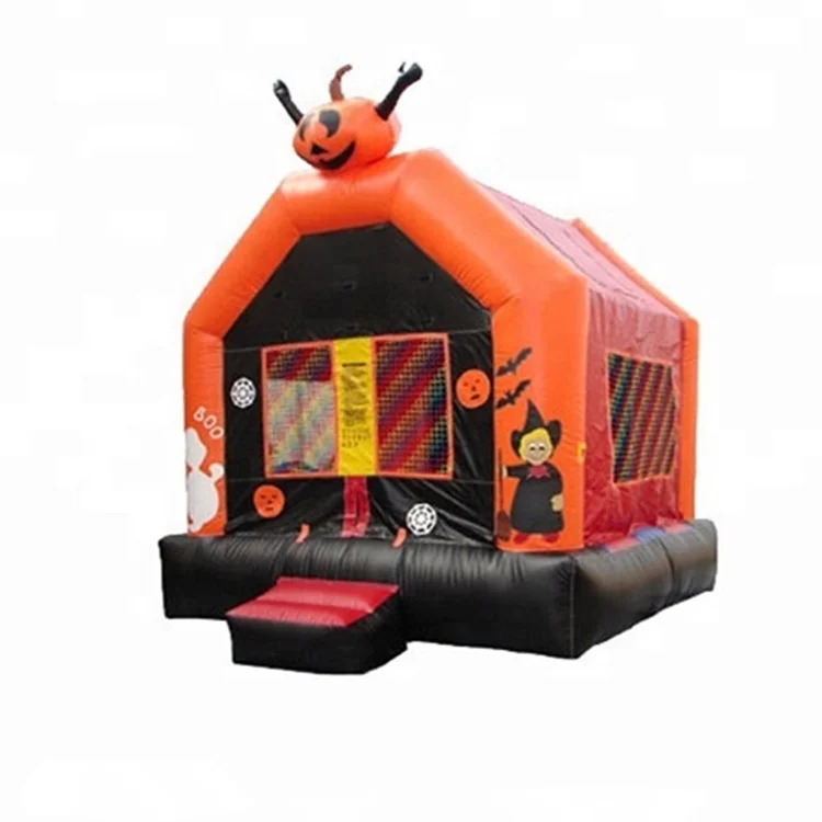 Inflatable Halloween bouncey castle pumpkin bounce house jumping castle