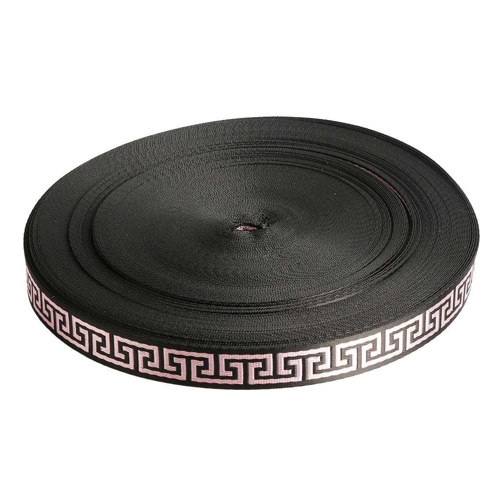 Customized 20mm 25mm 32mm 38mm 50mm Durable Jacquard Nylon webbing Strap