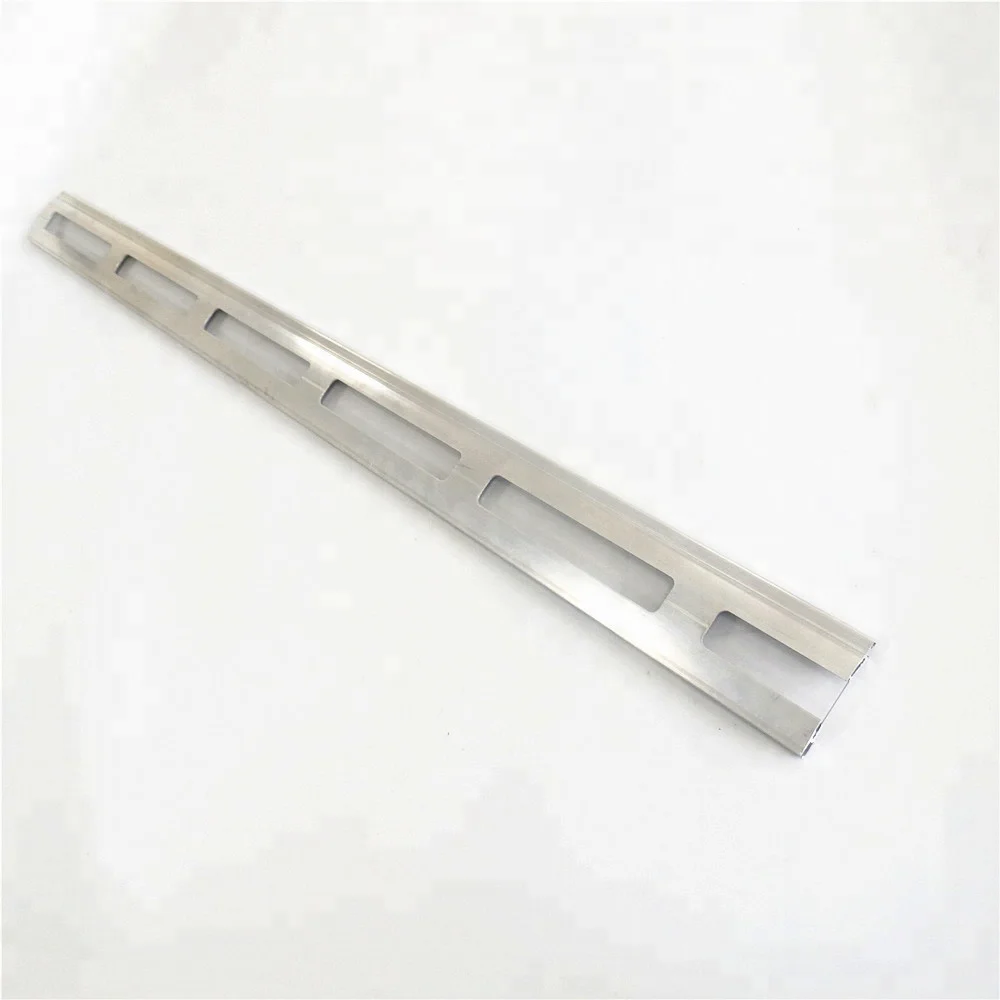 Custom punched perforated aluminum channel cover for glass curtain wall