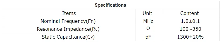 JIAKANG Piezoceramic Flowmeter Ultrasonic 1MHz Waterflow Sensor