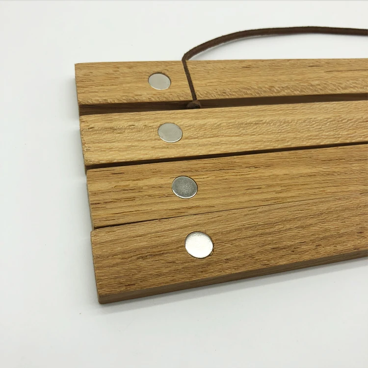 10 Inch Magnetic Poster Hanger Frame Wooden Magnet Canvas Artwork Print Dowel Poster Hangers Frames Hanging Kit