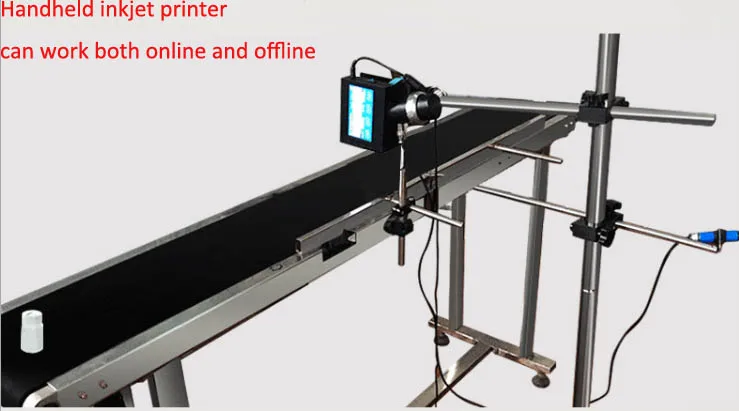 Manual hand jet printer Expiry Date code inkjet printing machine for plastic bag / packet / pouch / sachet