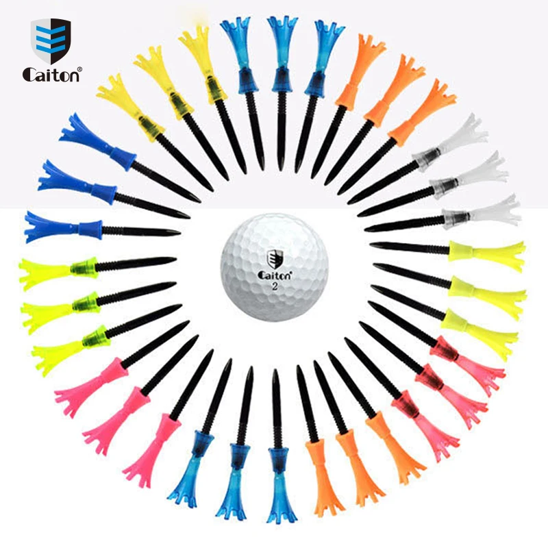 Wholesale customize colorful adjustable screw plastic golf tees