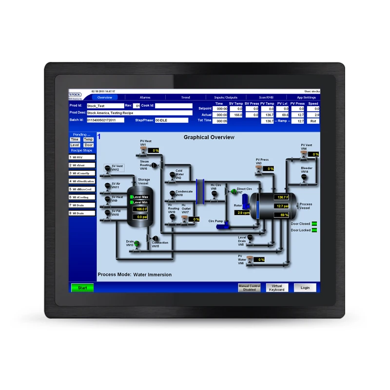10.1 емкостный сенсорный экран планшетного ПК для SCADA