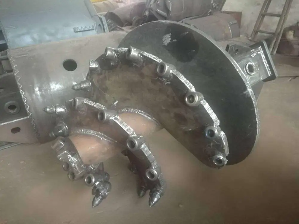 Conical drilling auger high wear resistance