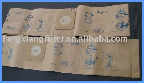 Factory Direct Supply Standard Size Universal Vacuum Cleaner Paper Bags Nilfisk Gd930 Dp9000