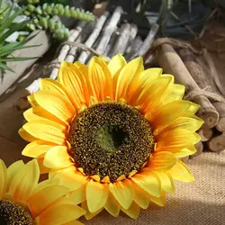 Hot sale artificial silk sunflower big head artificial sunflower