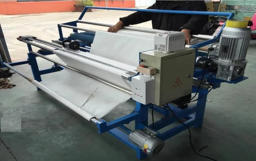 XH-1800  Fabric Winding / Rolling  Machine fabric strip cutting and rewinding machine