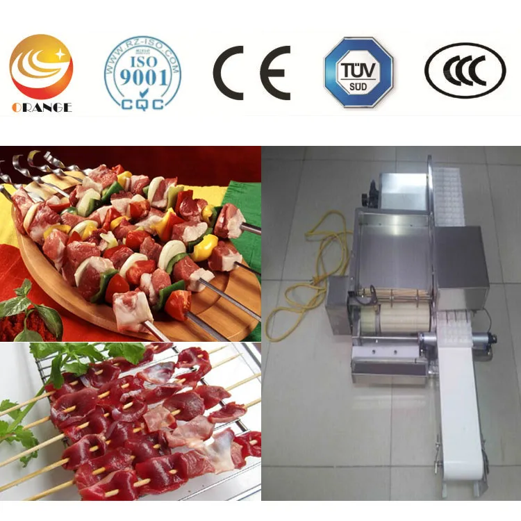 Automatic meat skewer machine/ kebab skewer machine with best price