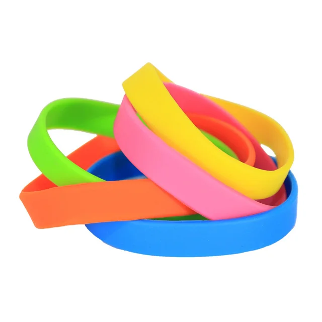 Custom personalized printed silicone sport  bracelet wristband rubber wrist hand band for activities events