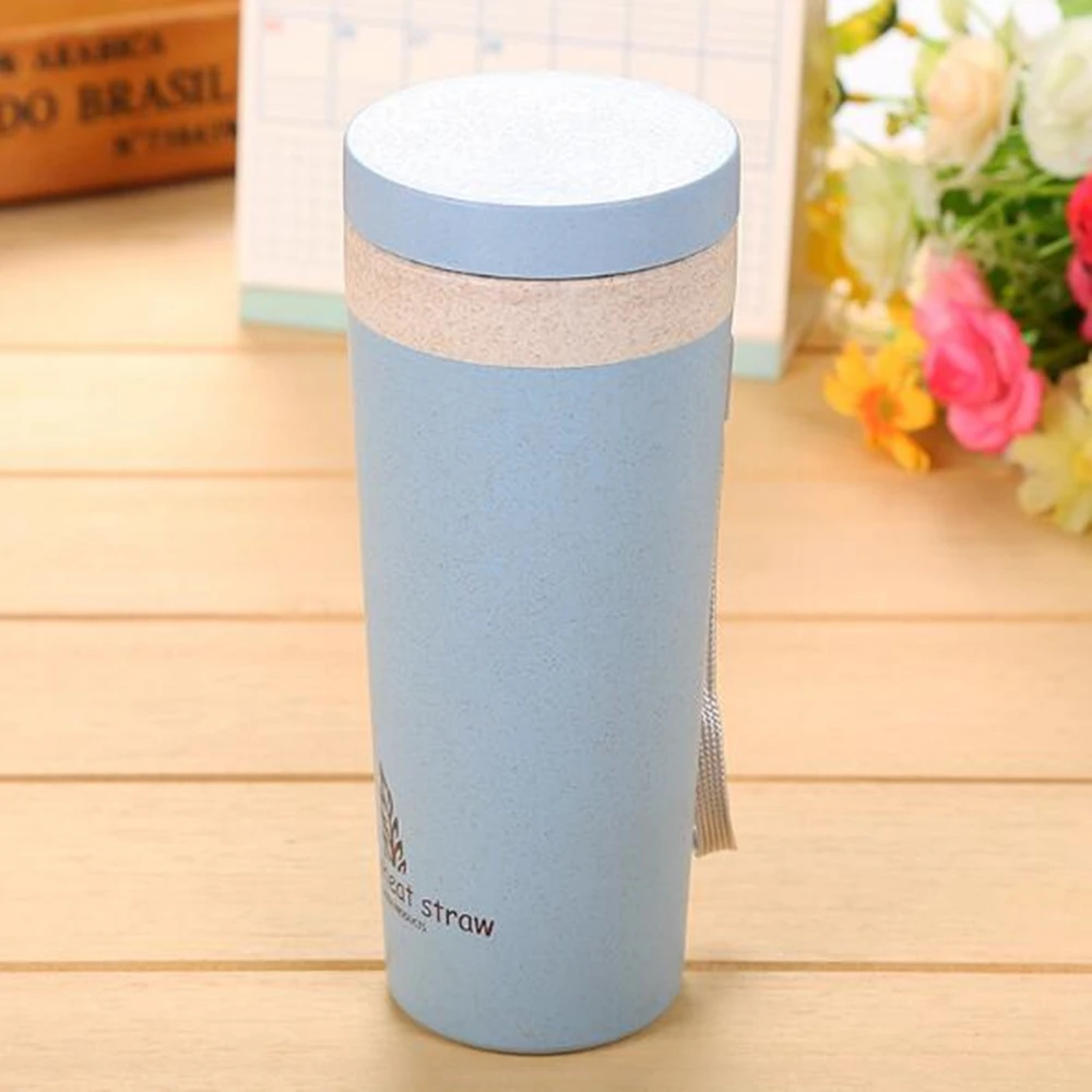 Wholesales Eco friendly Wheat Straw Water Bottles Biodegradable water bottle