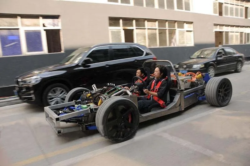 Shinegle новой энергии EV последующего внедрения СПГ для электрического автомобиля 384v 120kw 110kw мощность вентильный двигателя