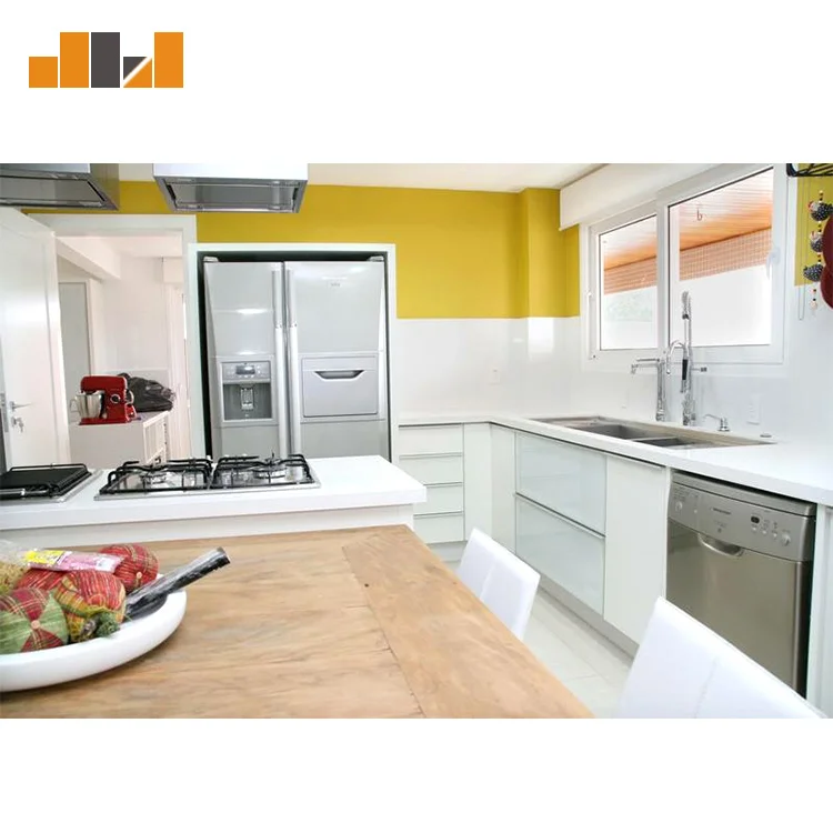 Custom polished white nano glass kitchen countertops kitchen islands table tops