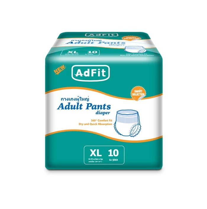 Adfit Wholesale Breathable OEM Adult Diaper Pull Up Super Thick Adult Diapers