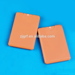 High Quality 20Ml Mist Body Credit Card Pocket Sized Perfume Eyeglass Plastic Empty Spray Flat Bottle