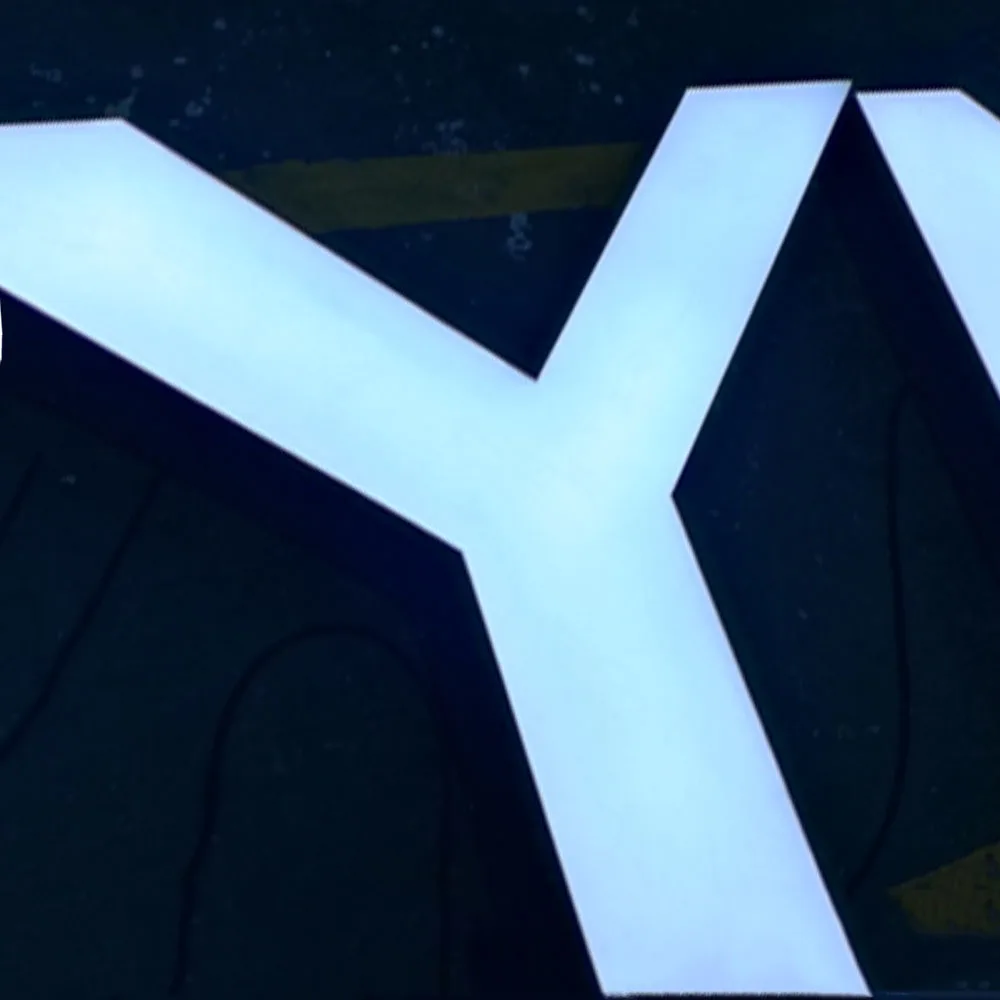 outdoor led digital sign letter with white lights outdoor letter sign led logo sign board