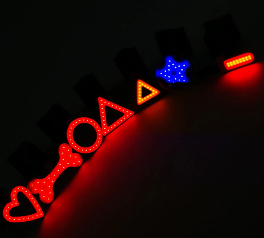 Modern Red Blue 5 Led 2 Laser Mountain Bike Lamp Cycling Warning Waterproof Rear Laser Bicycle Light