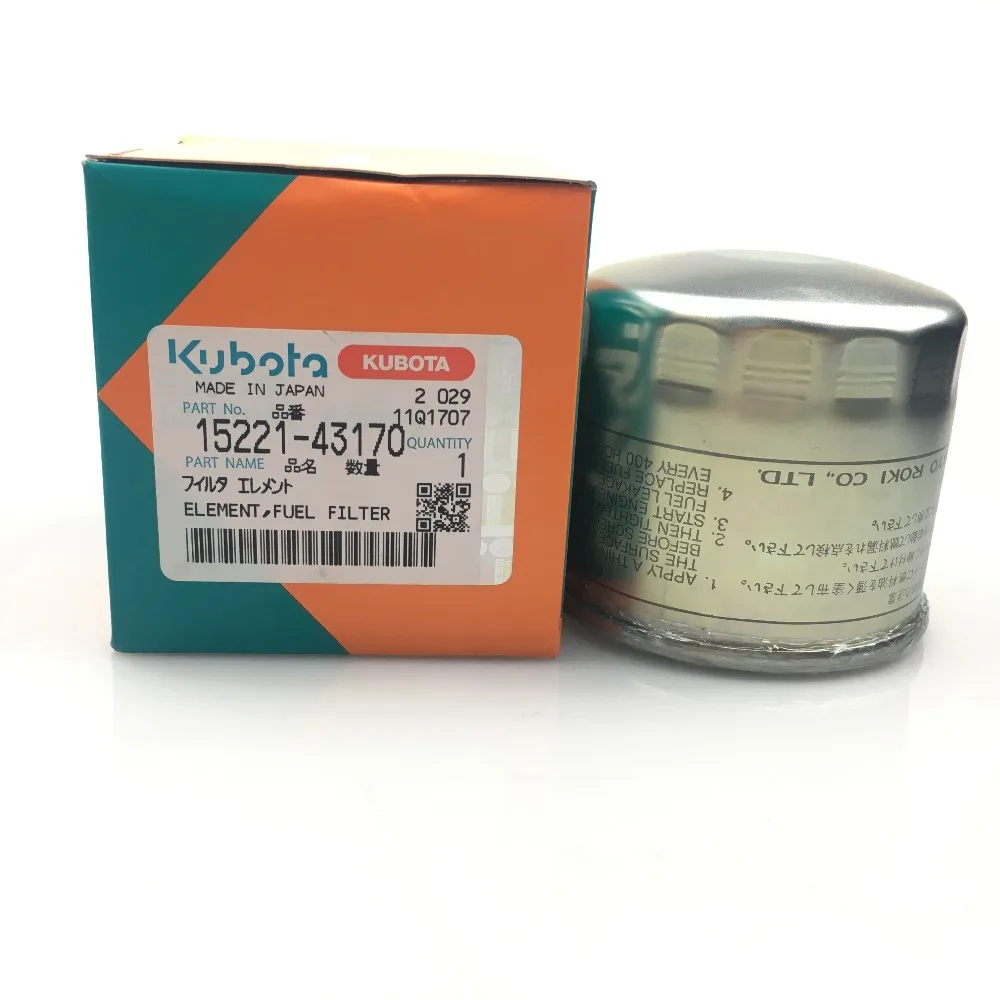 High Quality Kubota Parts Fuel Filter Element 15221-43170