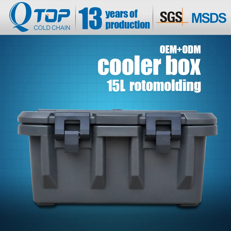 22L Rotomolded ice chest cooler box/cold box for fishing