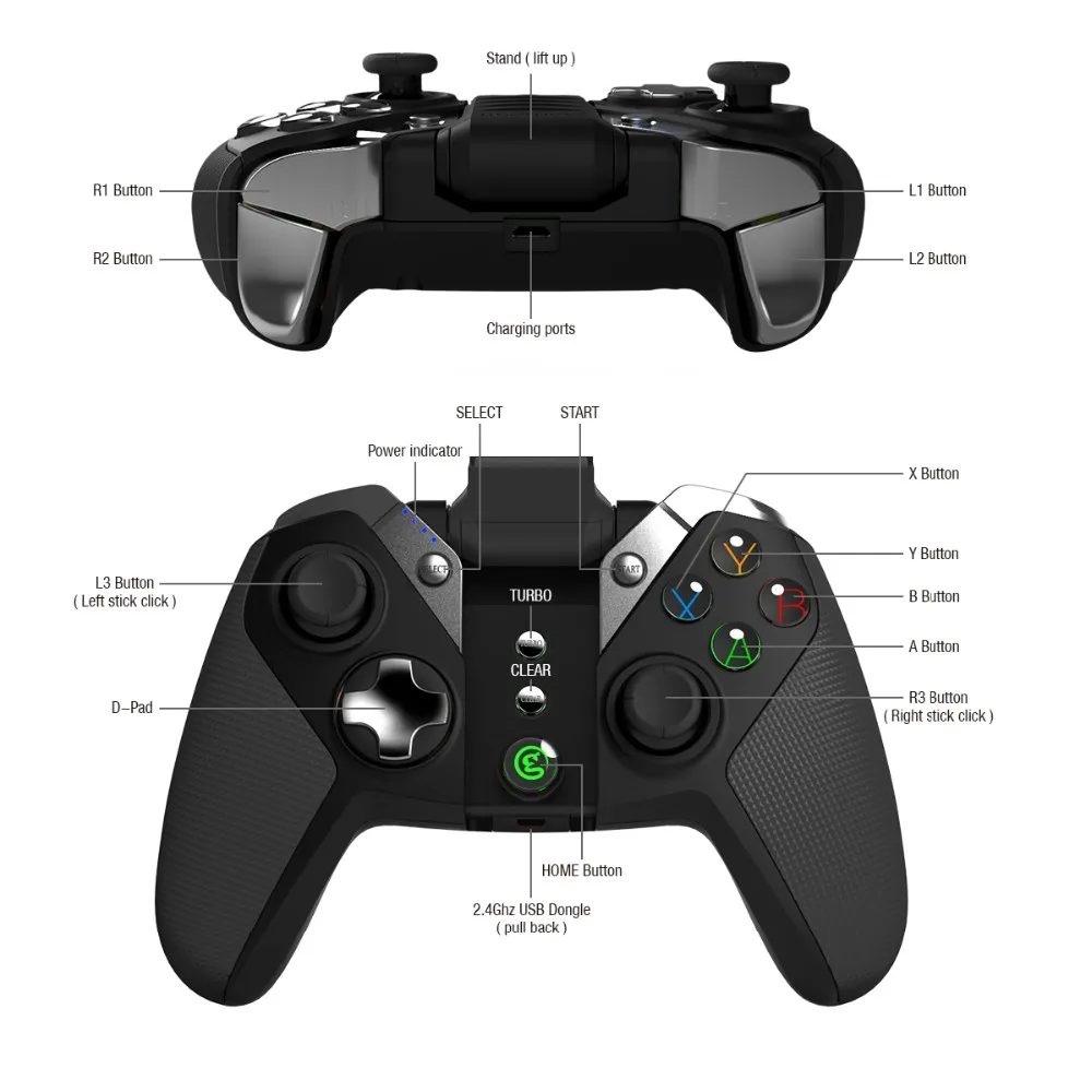GameSir G4s gamepad for vr/ps3 games and android/ios devices