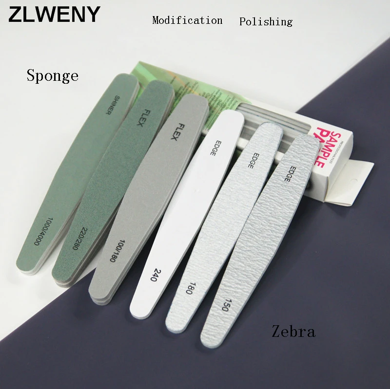 Профессиональная пилка для ногтей хорошего качества, японская пилка для ногтей 100/180