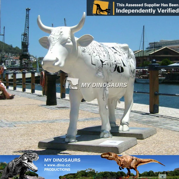 V Animal models fiberglass large cow lively animal