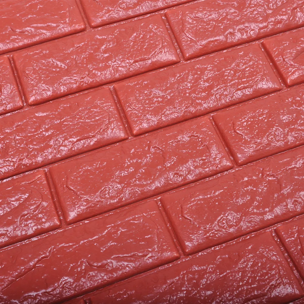 3D Mural Wallpaper brick 3D PE foam Brick Wall Paper