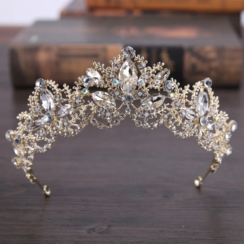 Factory direct wholesale crystal high quality tiara crown