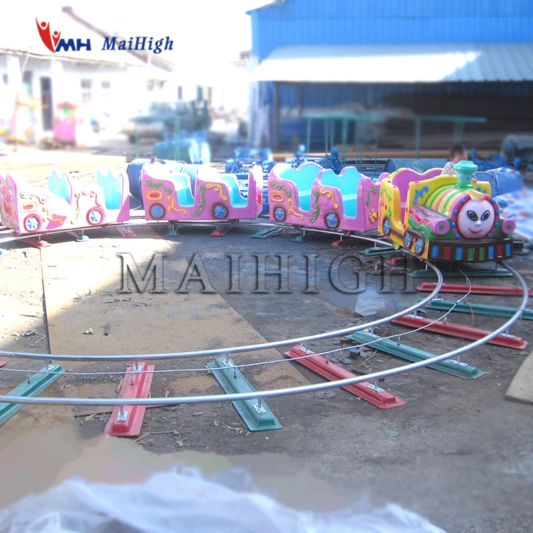 Train Rides on Rail Mall Mini Trains Kids Electric Track Train