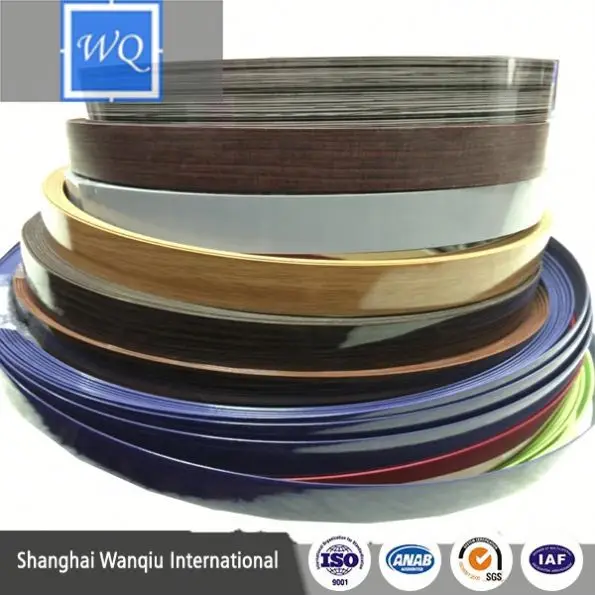 PVC/ABS High Glossy Edge Banding Tape Edge Banding  For Furniture