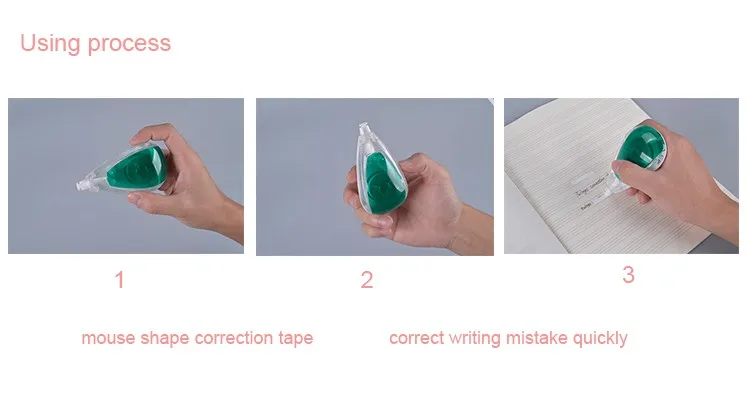 correction tape using process