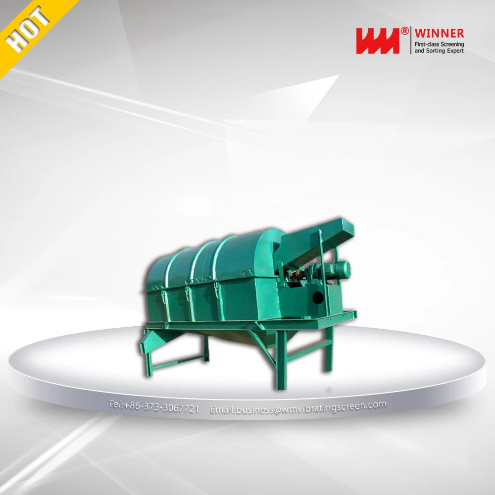 Сертифицированное барабанное сито/барабанная экранная машина для компоста/роторное сито с новым дизайном