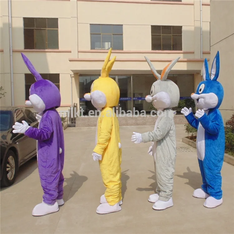 
Wholesale new popular funny Easter rabbit bugs bunny mascot costumes for adult 