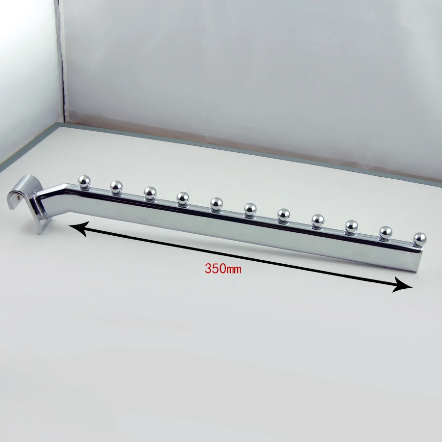 Хромированные овальные крючки «Водопад» для прямоугольной трубки