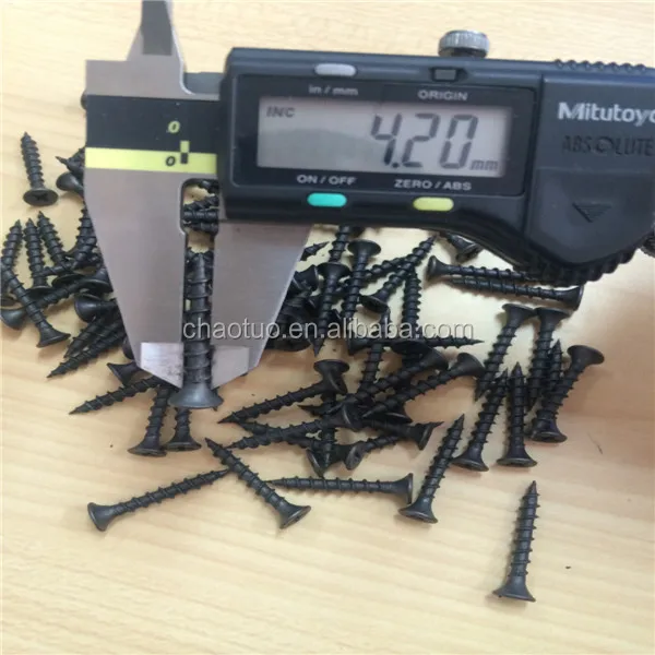 
China factory produce black MDF screw drywall screw gypsum screw with low price 