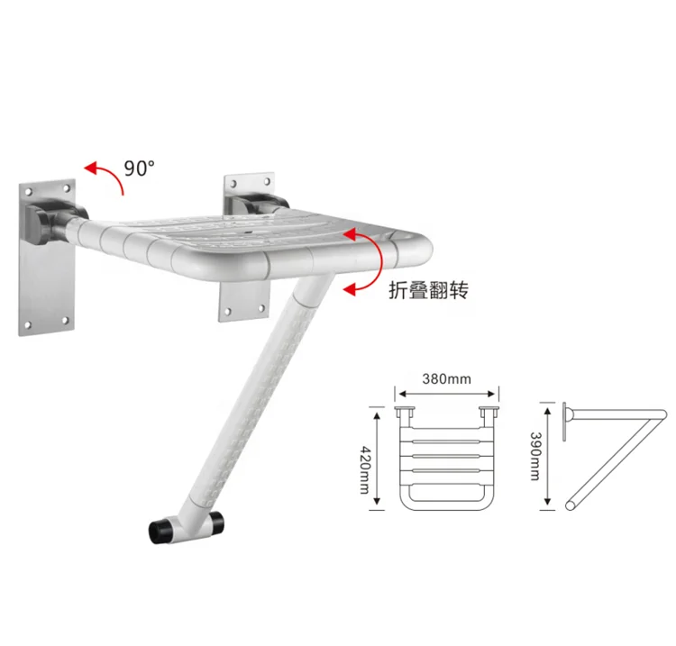 Bathroom accessory toilet bathtub bed stair suction stainless steel ABS nylon disabled grab bars handrail  shower seat chair