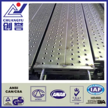
Galvanized steel metal scaffold plank with hook for ringlock system 