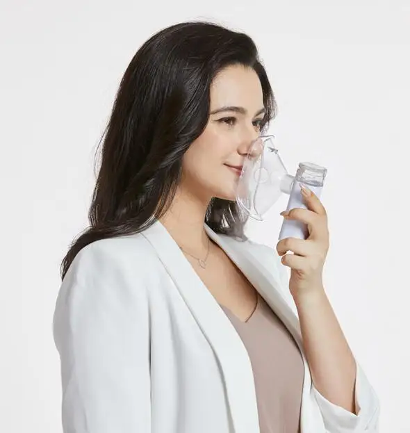 feellife inhaler medical mesh nebulizer mask diffuser machine with built-in battery rechargeable mesh nebulizer