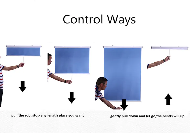 Беспроводная пружинная система, роликовая штора