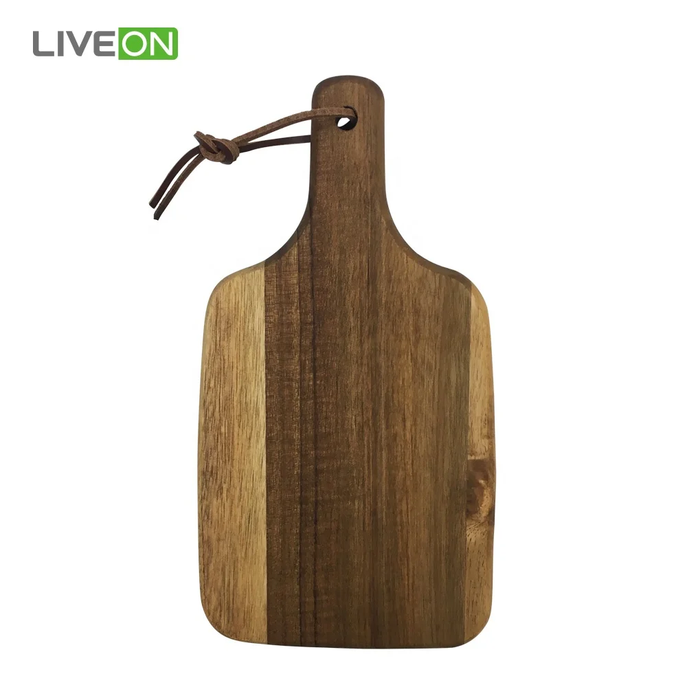 Acacia Wood Cheese Board and Knife Set