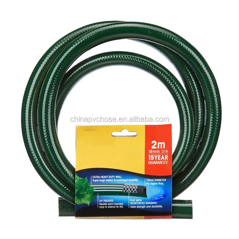 High Quality Fiber Braided Reinforced Anti-frozen Water Irrigation PVC Garden Hose hot sale