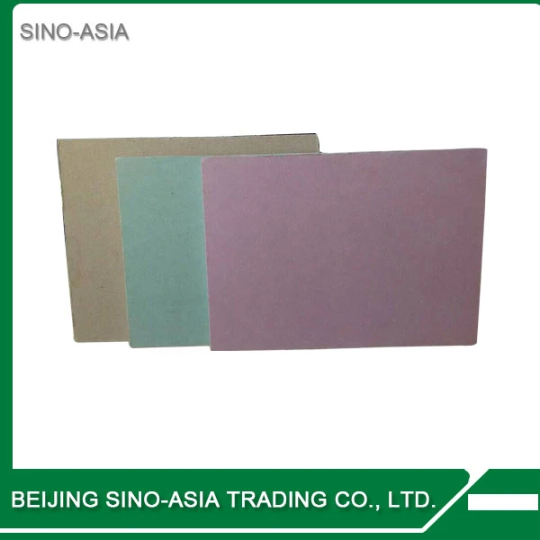 
9.5mm gypsum board fireproof ceiling board china lafarge gypsum board 